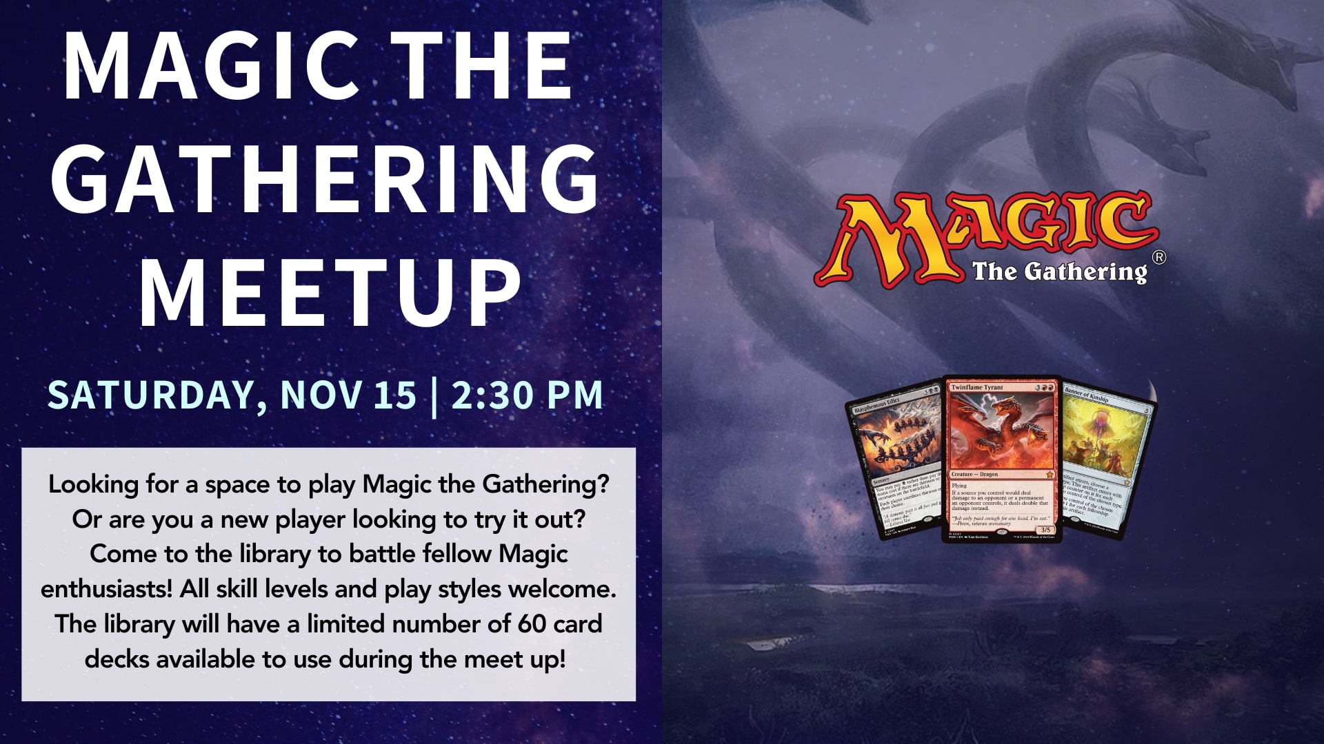 EBB   Magic the Gathering NOV25  Presentation