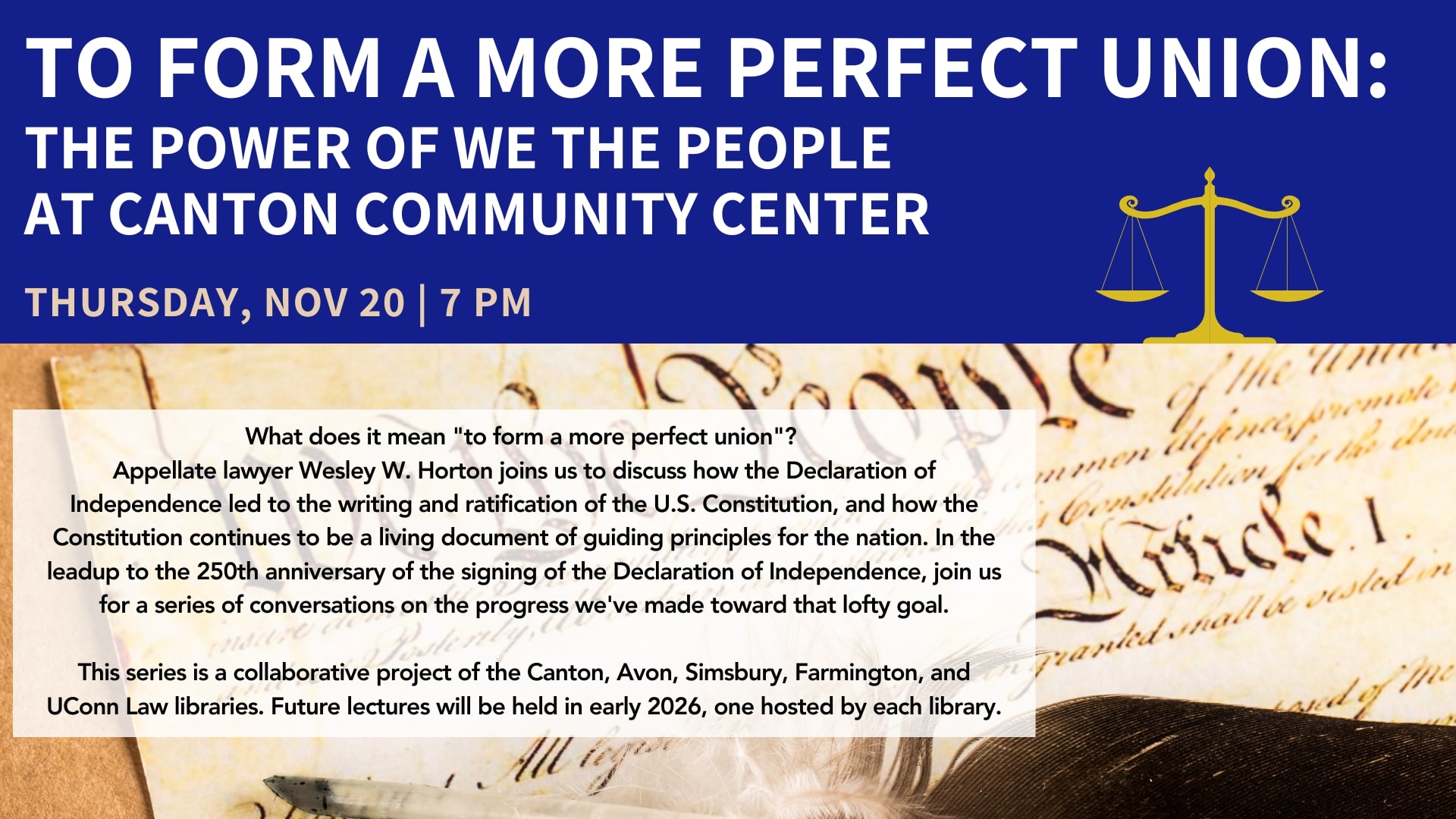 EBB   More Perfect Union 250th  Presentation