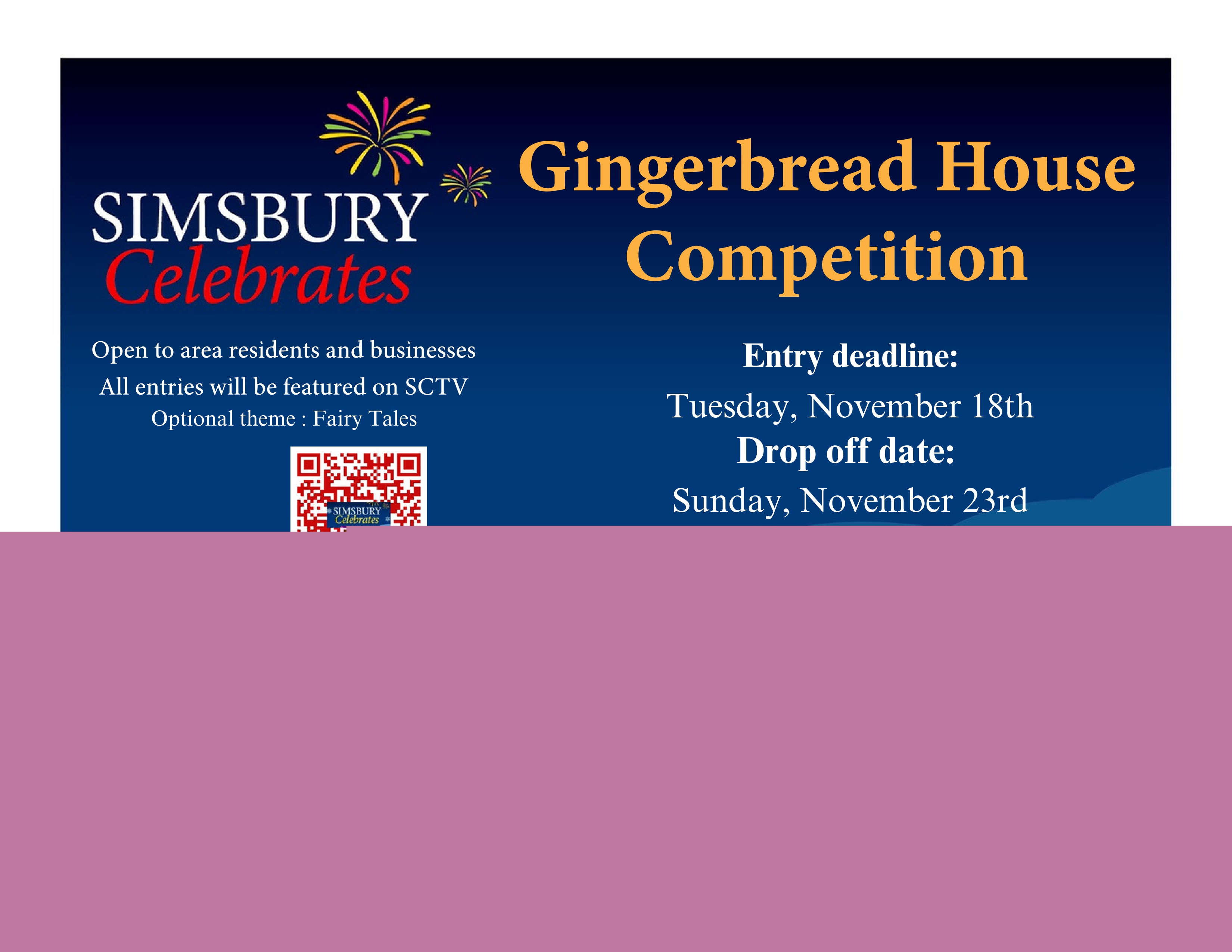 2025 Simsbury Celebrates Gingerbread House